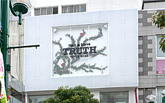 柏ツルース 壁面看板